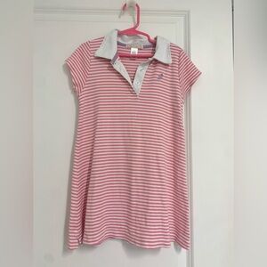 TBBC- The Beaufort Bonnet Company Girls Striped Polo Dress